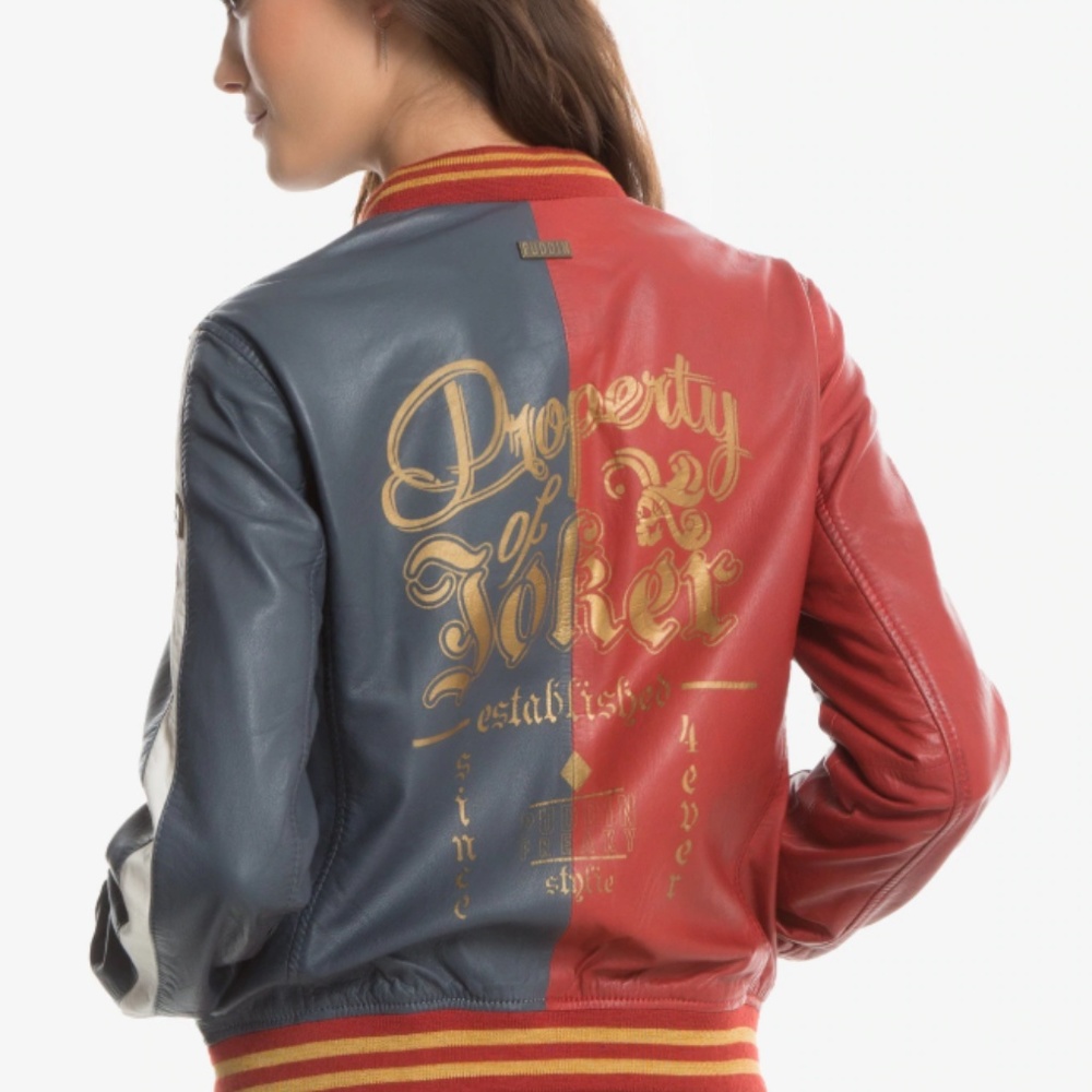 RARE Harley Quinn Suicide Squad Leather Jacket